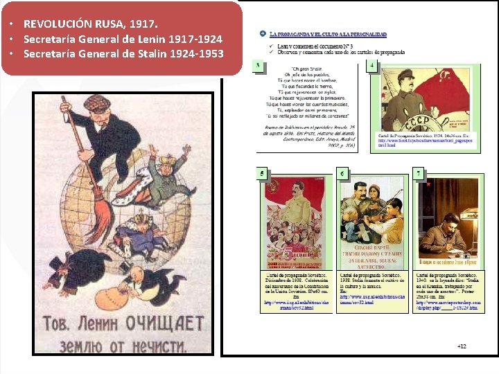  • REVOLUCIÓN RUSA, 1917. • Secretaría General de Lenin 1917 -1924 • Secretaría