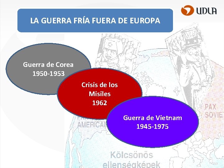 LA GUERRA FRÍA FUERA DE EUROPA Guerra de Corea 1950 -1953 Crisis de los