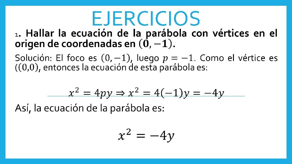 EJERCICIOS 