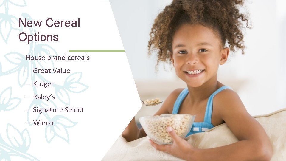 New Cereal Options 18 – House brand cereals – Great Value – Kroger –