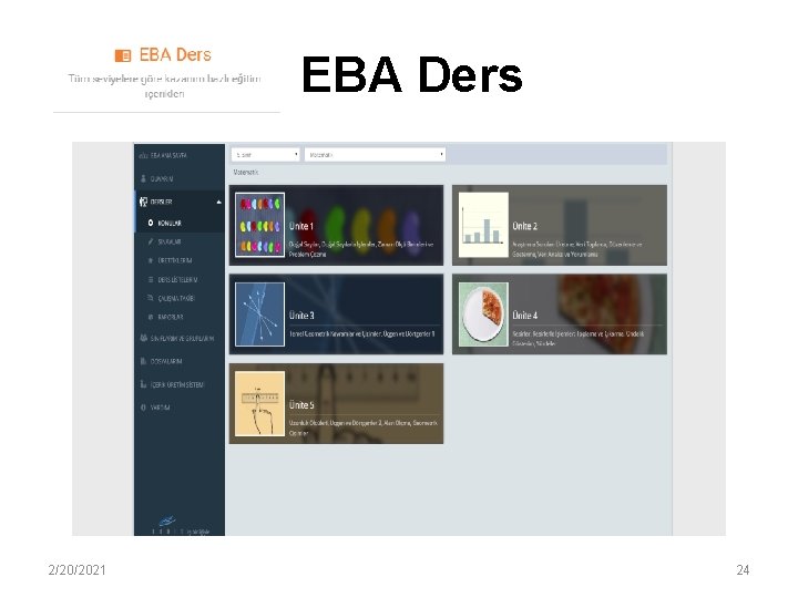 EBA Ders 2/20/2021 24 