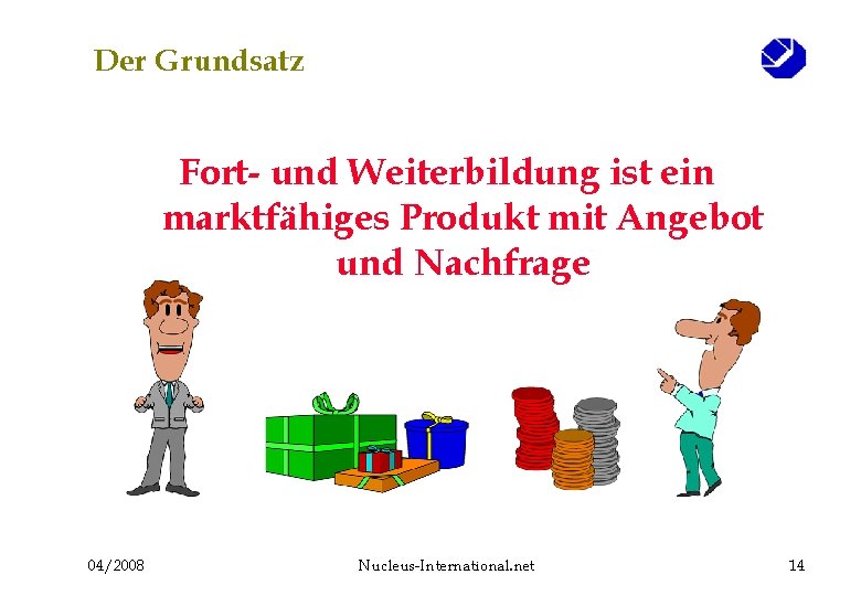 Der Grundsatz Fort- und Weiterbildung ist ein marktfähiges Produkt mit Angebot und Nachfrage 04/2008