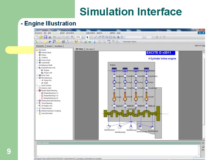 Simulation Interface - Engine Illustration 9 