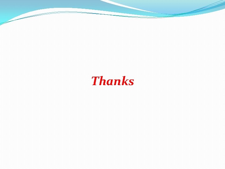 Thanks 
