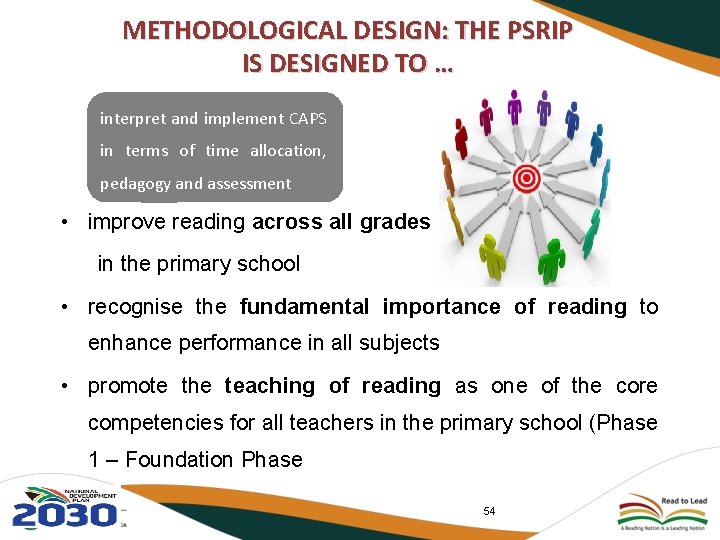 METHODOLOGICAL DESIGN: THE PSRIP IS DESIGNED TO … interpret and implement CAPS in terms