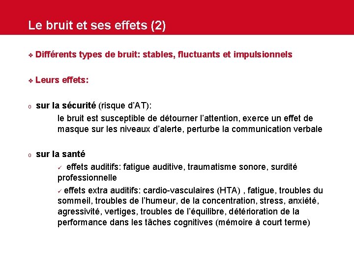 Le risque bruit sur les chantiers Quelle protection