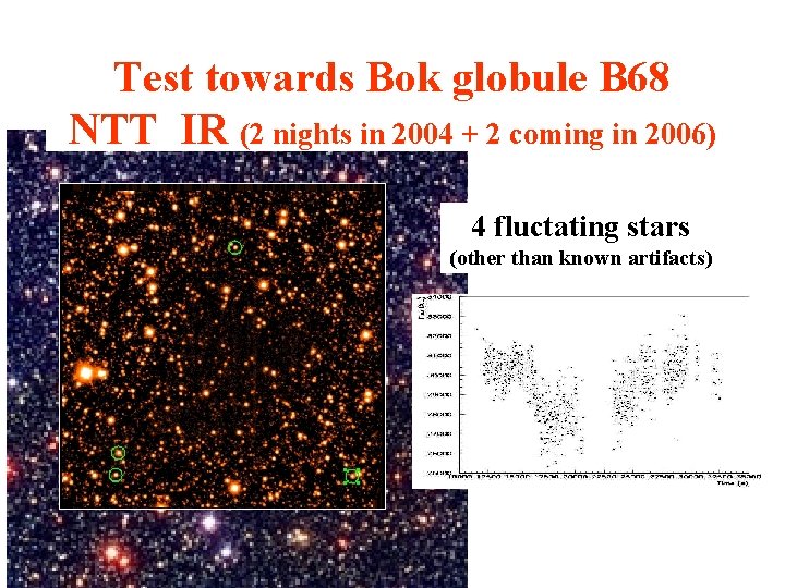 Test towards Bok globule B 68 NTT IR (2 nights in 2004 + 2