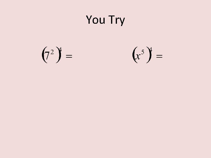 You Try 