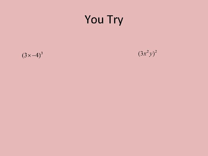 You Try 