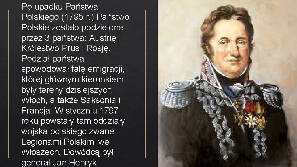 Po upadku Państwa Polskiego (1795 r. ) Państwo Polskie zostało podzielone przez 3 państwa: