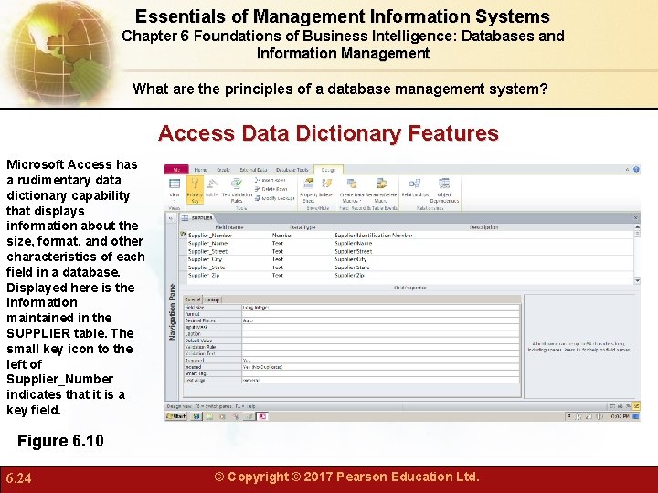 Essentials of Management Information Systems Chapter 6 Foundations of Business Intelligence: Databases and Information