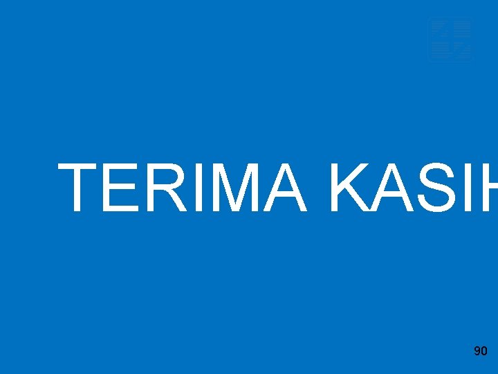 TERIMA KASIH 90 