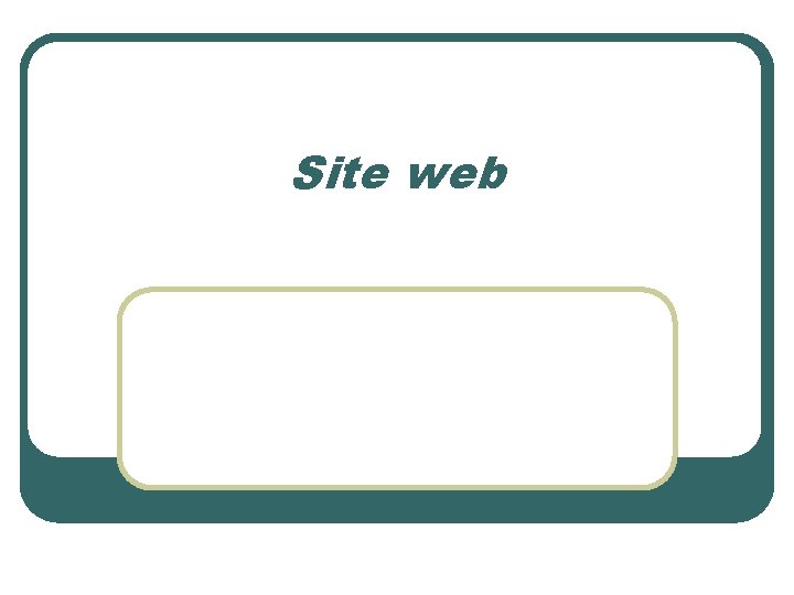 Site web 