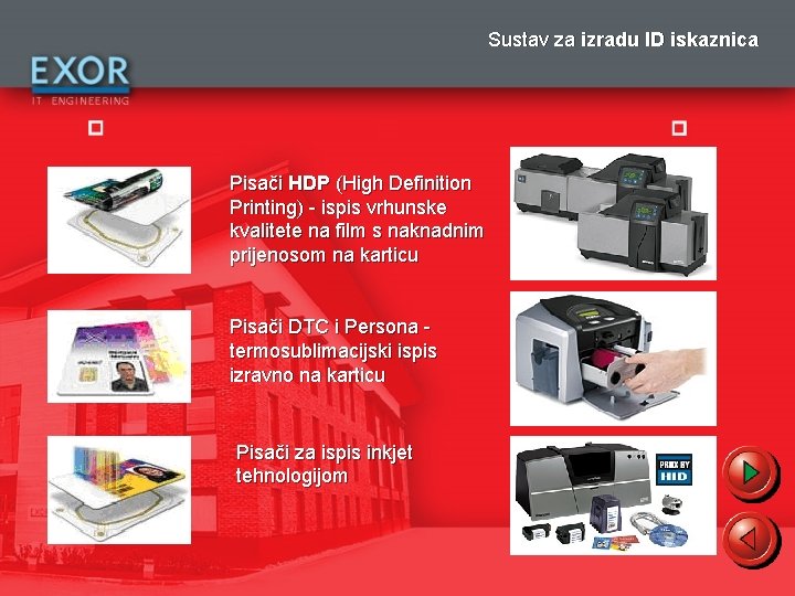 Sustav za izradu ID iskaznica Pisači HDP (High Definition Printing) - ispis vrhunske kvalitete