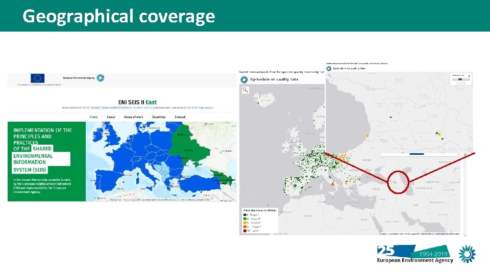 Geographical coverage 