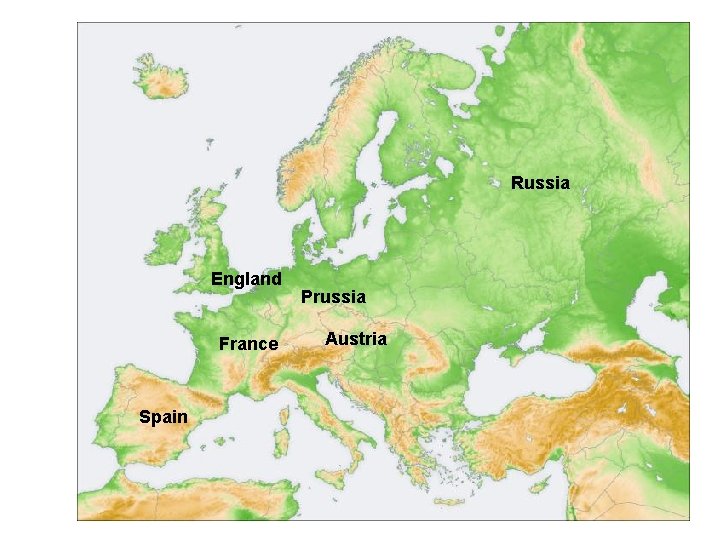 Russia England France Spain Prussia Austria 