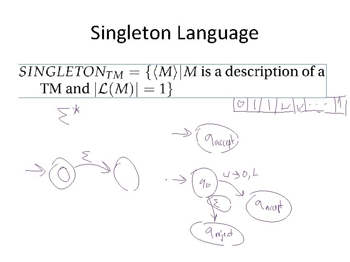 Singleton Language 