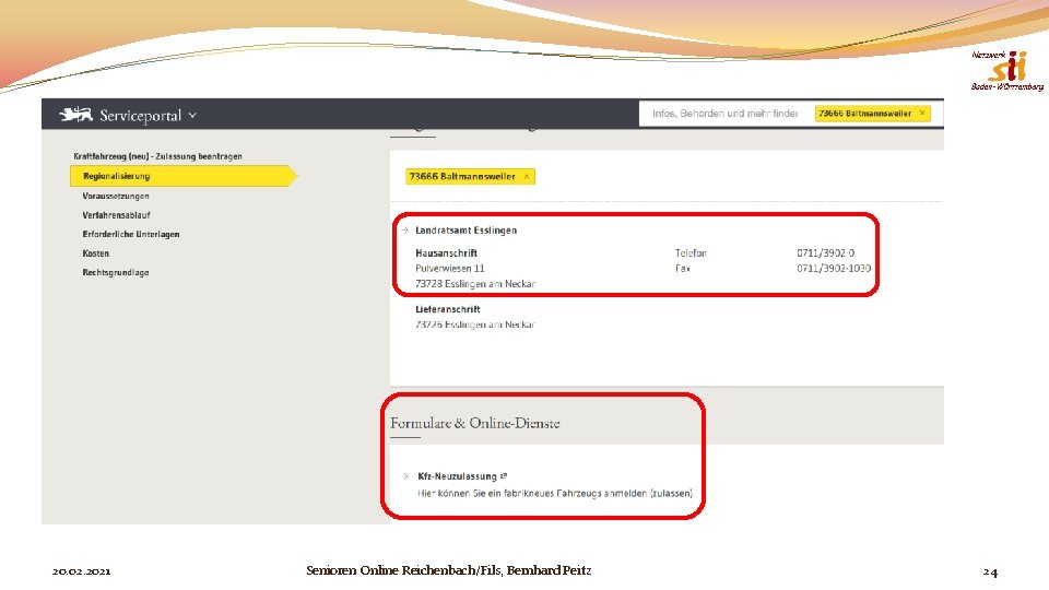 20. 02. 2021 Senioren Online Reichenbach/Fils, Bernhard Peitz 24 
