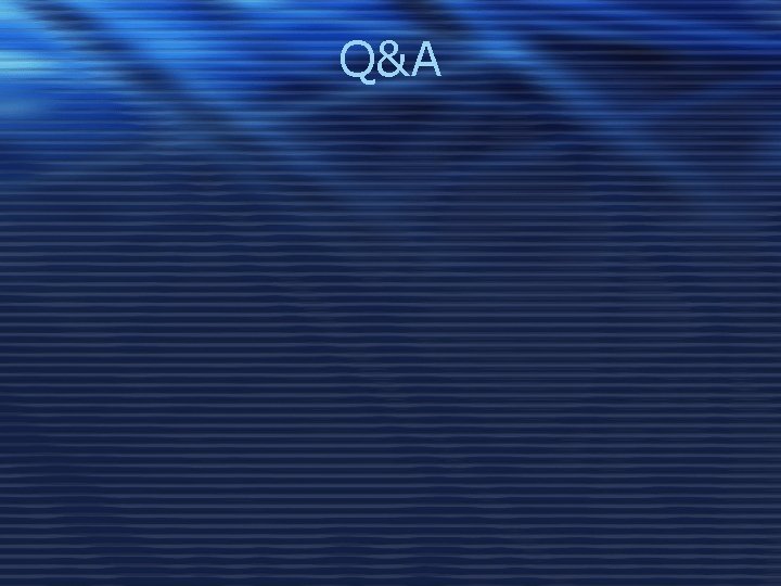 Q&A 