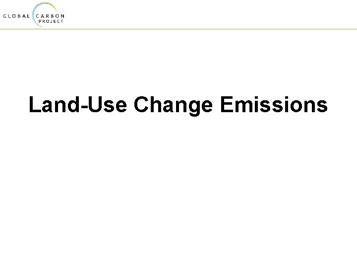 Land-Use Change Emissions 