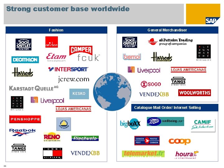 Strong customer base worldwide Fashion General Merchandiser Catalogue Mail Order/ Internet Selling 22 