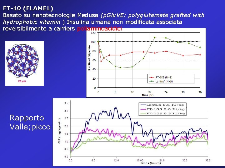 FT-10 (FLAMEL) Basato su nanotecnologie Medusa (p. Glu. VE: polyglutamate grafted with hydrophobic vitamin