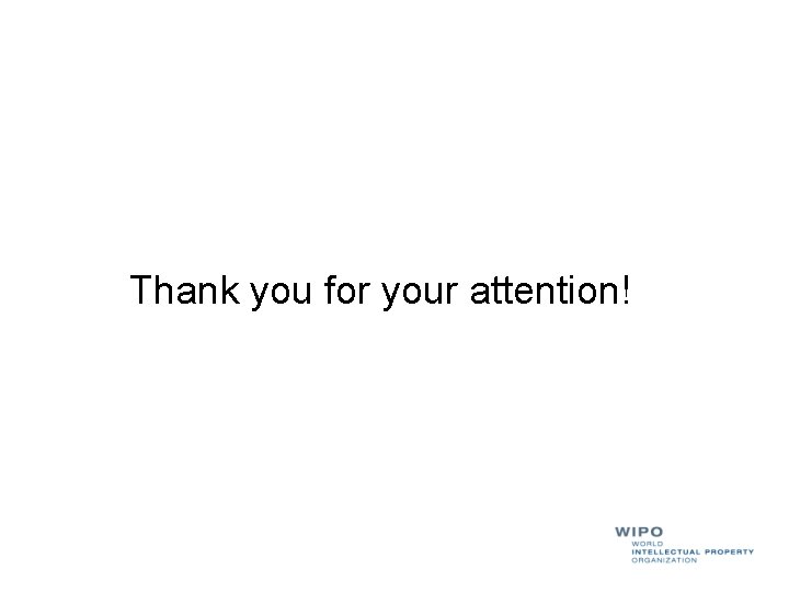 Thank you for your attention! 