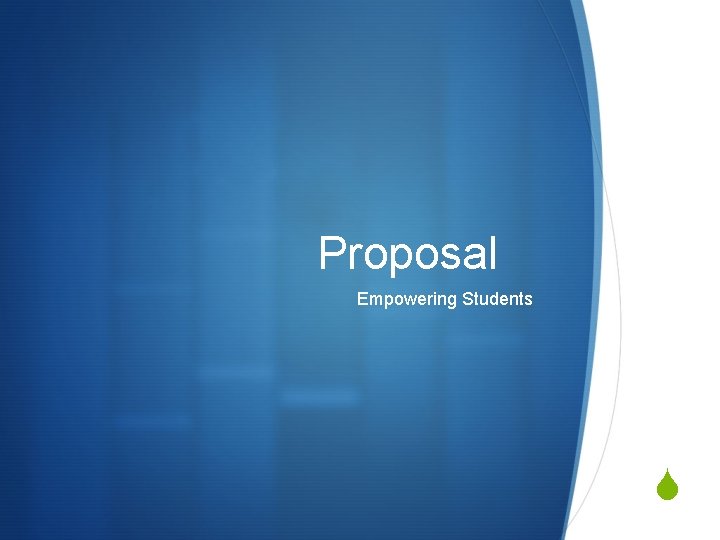 Proposal Empowering Students S 