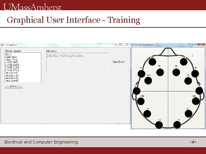 Graphical User Interface - Training Electrical and Computer Engineering ‹#› 