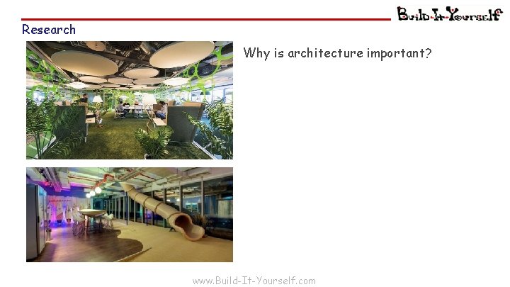 Research Why is architecture important? www. Build-It-Yourself. com 