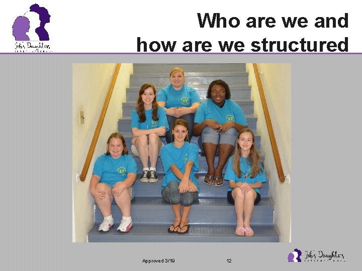 Who are we and how are we structured Approved 3/19 12 
