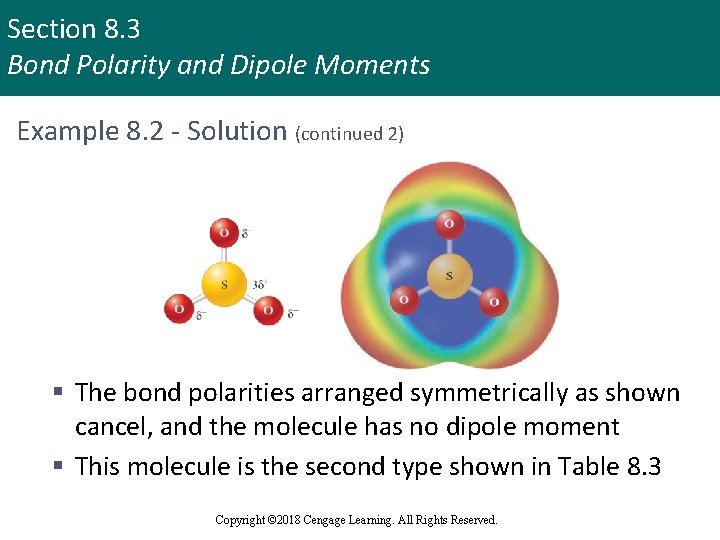 Section 8. 3 Bond Polarity and Dipole Moments Example 8. 2 - Solution (continued