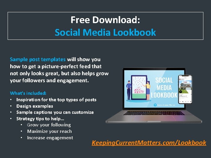 Free Download: Social Media Lookbook Sample post templates will show you how to get