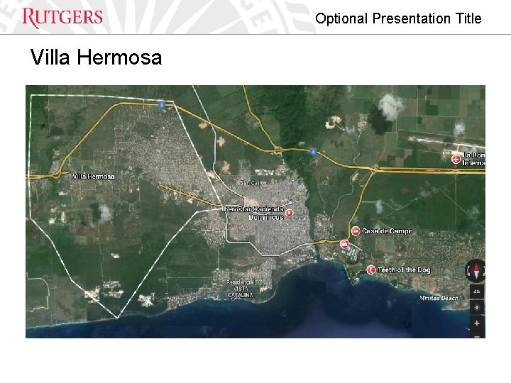 Optional Presentation Title Villa Hermosa 