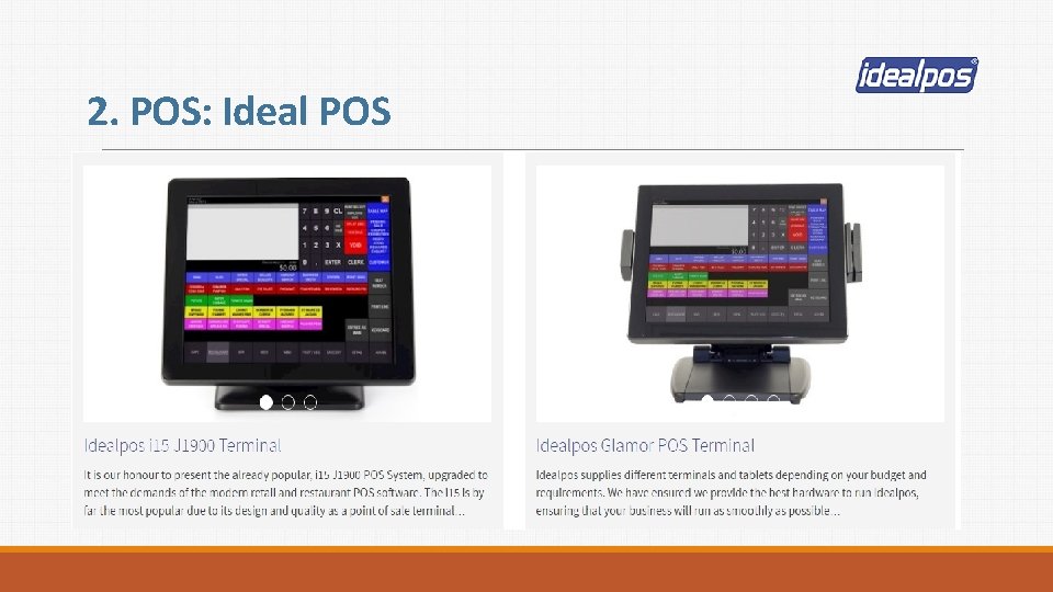 2. POS: Ideal POS 