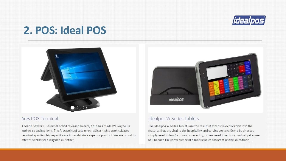 2. POS: Ideal POS 