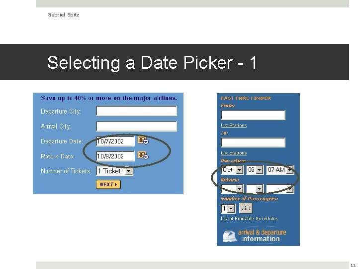 Gabriel Spitz Selecting a Date Picker - 1 11 