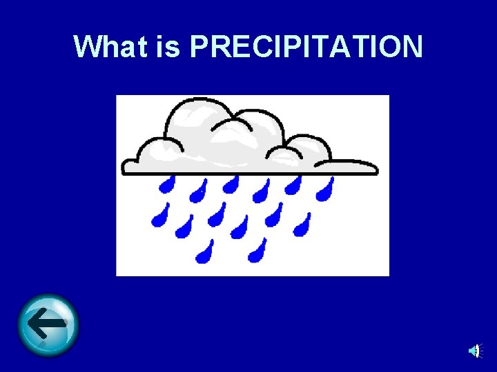 What is PRECIPITATION 