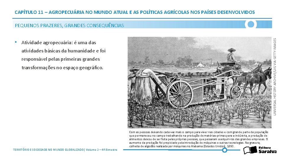 CAPÍTULO 11 – AGROPECUÁRIA NO MUNDO ATUAL E AS POLÍTICAS AGRÍCOLAS NOS PAÍSES DESENVOLVIDOS