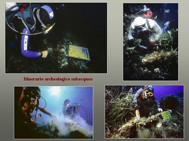Itinerario archeologico subacqueo 