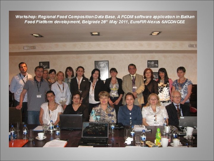 Workshop: Regional Food Composition Data Base, A FCDM software application in Balkan Food Platform