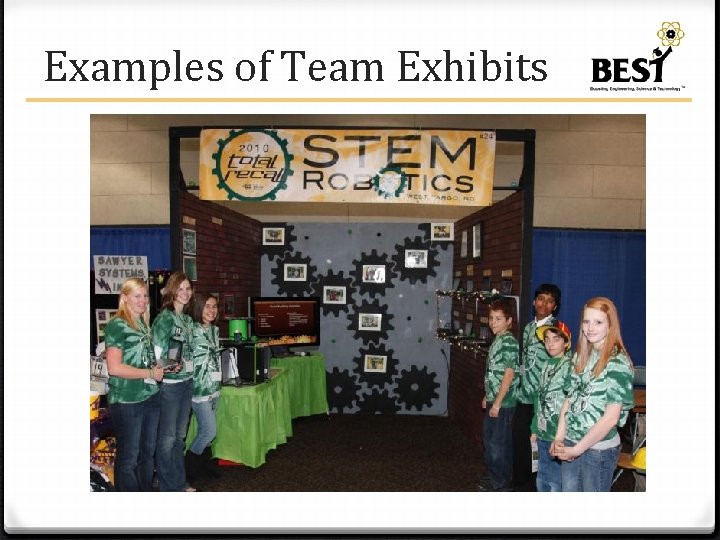 Examples of Team Exhibits 