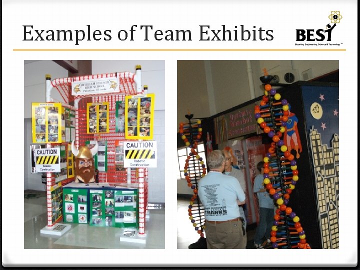 Examples of Team Exhibits 