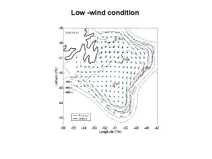 Ocean surface currents and the CraigBanner boundary condition