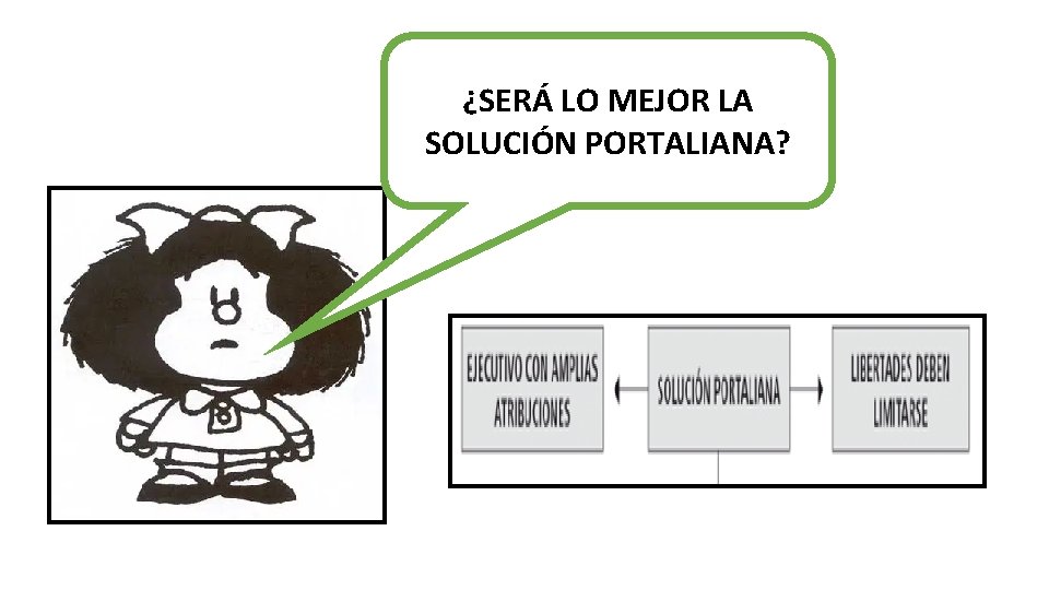 ¿SERÁ LO MEJOR LA SOLUCIÓN PORTALIANA? 