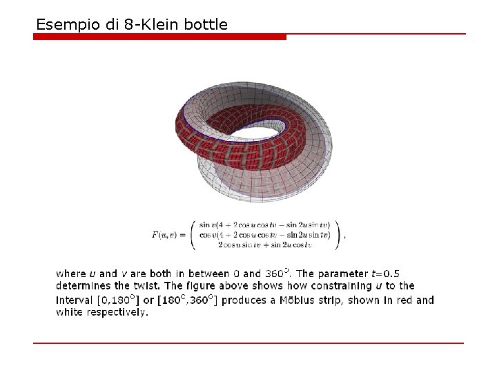 Esempio di 8 -Klein bottle 