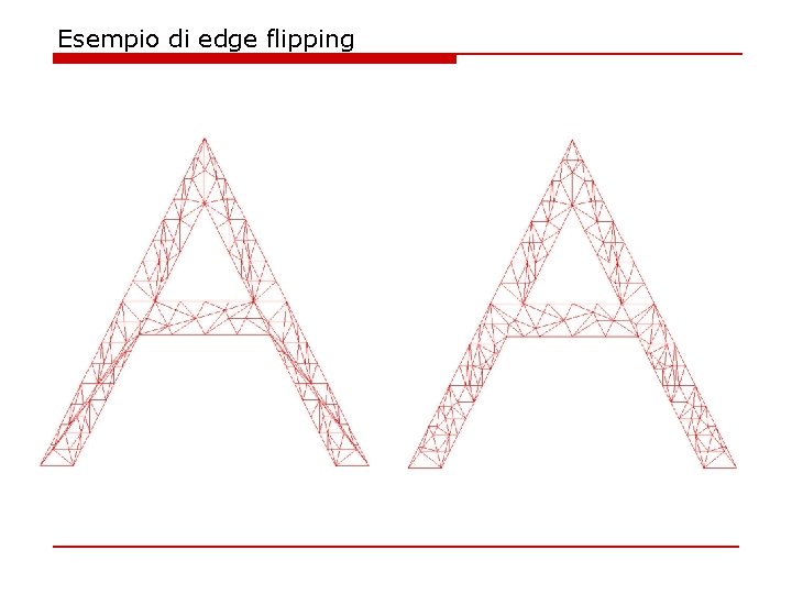 Esempio di edge flipping 