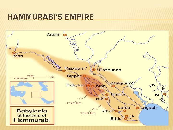 HAMMURABI’S EMPIRE 