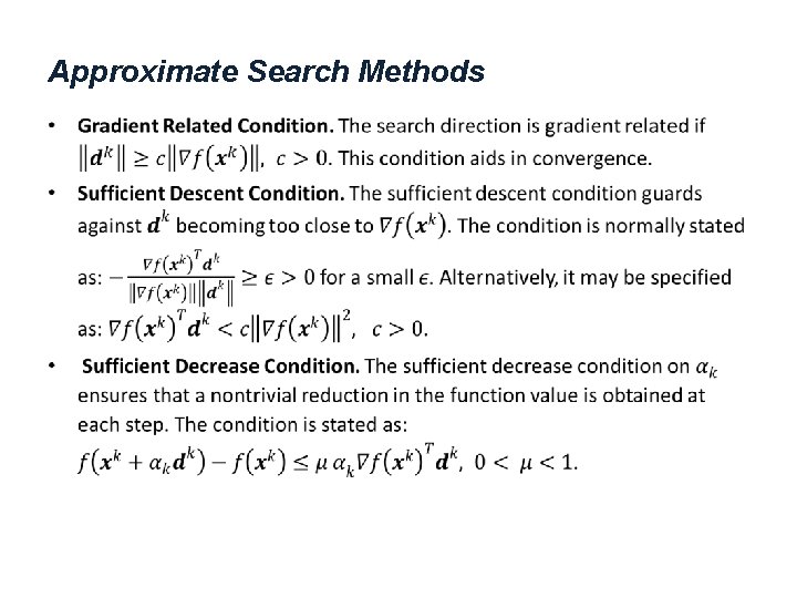 Approximate Search Methods • 