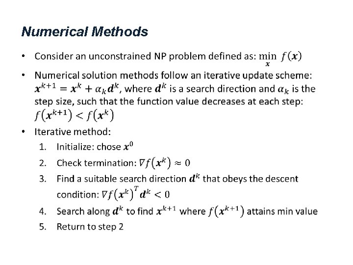 Numerical Methods • 